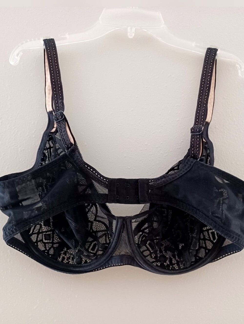Freya Black Lace Underwire Bra, Size 38G - Picture 14 of 16
